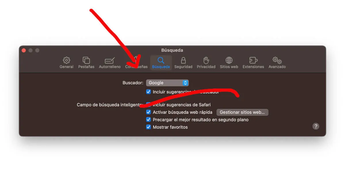 Recuperar Google Motor Busqueda Navegador