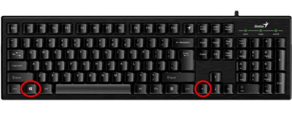 Atajo de teclado para dividir pantalla
