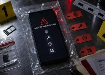 Celular tratado como evidencia forense tras detectar ajustes y contraseñas modificados